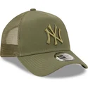 lippikset-kaareva-rekka-vihrea-snapback-a-frame-tonal-mesh-new-york-yankees-mlb-new-era