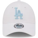 lippikset-kaareva-valkoinen-saadettava-nauha-lapsille-9forty-league-essential-los-angeles-dodgers-mlb-new-era