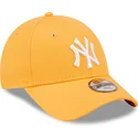 lippikset-kaareva-oranssi-saadettava-nauha-lapsille-9forty-league-essential-new-york-yankees-mlb-new-era
