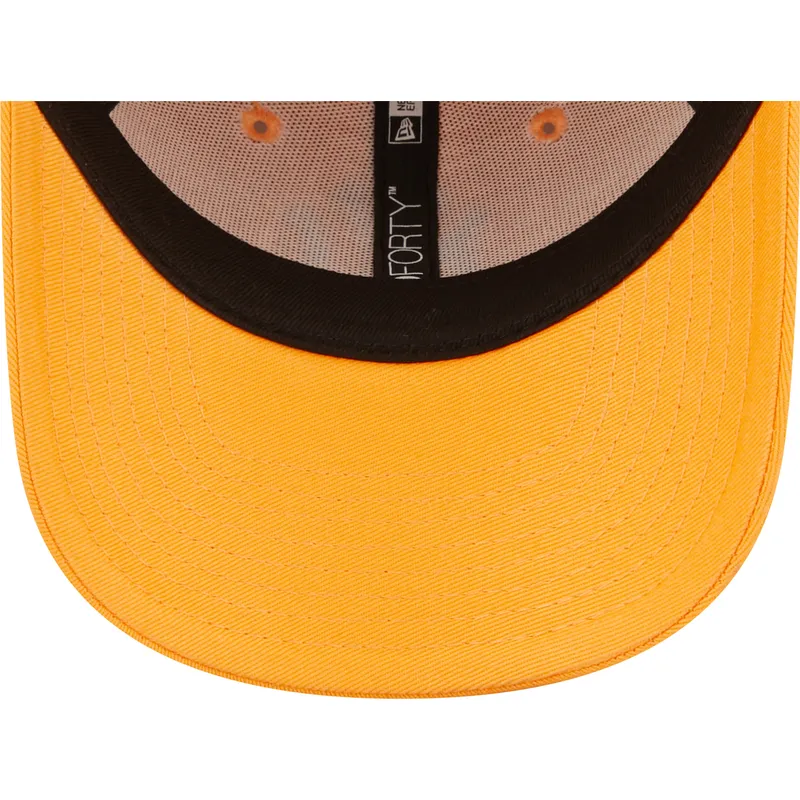lippikset-kaareva-oranssi-saadettava-nauha-lapsille-9forty-league-essential-new-york-yankees-mlb-new-era