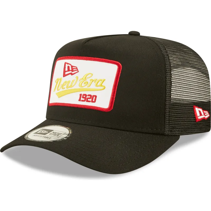 lippikset-kaareva-rekka-musta-snapback-1920-a-frame-state-patch-new-era