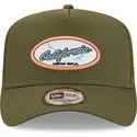 lippikset-kaareva-rekka-vihrea-snapback-california-a-frame-oval-state-new-era
