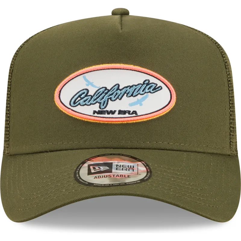 lippikset-kaareva-rekka-vihrea-snapback-california-a-frame-oval-state-new-era