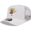 lippikset-kaareva-rekka-valkoinen-snapback-a-frame-bob-esponja-new-era
