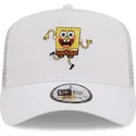 lippikset-kaareva-rekka-valkoinen-snapback-a-frame-bob-esponja-new-era