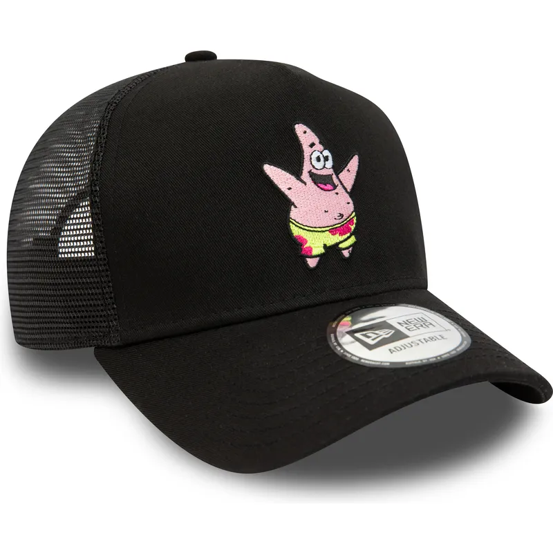 lippikset-kaareva-rekka-musta-snapback-a-frame-spongebob-ja-patrik-tahti-new-era lippikset-kaareva-rekka-musta-snapback-a-frame-spongebob-ja-patrik-tahti-new-era
