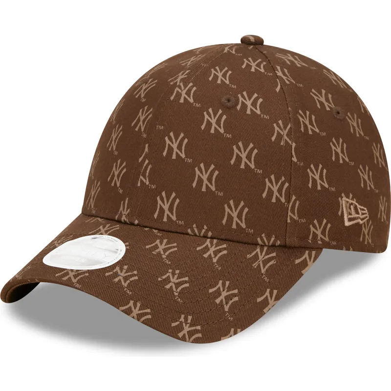 lippikset-kaareva-ruskea-saadettava-nauha-9forty-monogram-new-york-yankees-mlb-new-era lippikset-kaareva-ruskea-saadettava-nauha-9forty-monogram-new-york-yankees-mlb-new-era