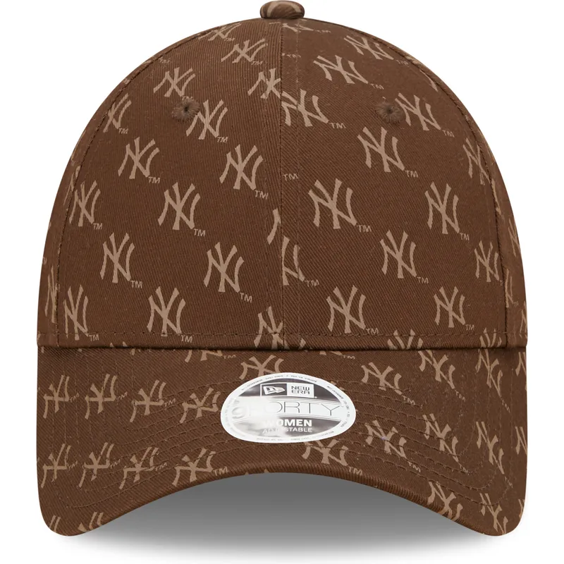 lippikset-kaareva-ruskea-saadettava-nauha-9forty-monogram-new-york-yankees-mlb-new-era lippikset-kaareva-ruskea-saadettava-nauha-9forty-monogram-new-york-yankees-mlb-new-era