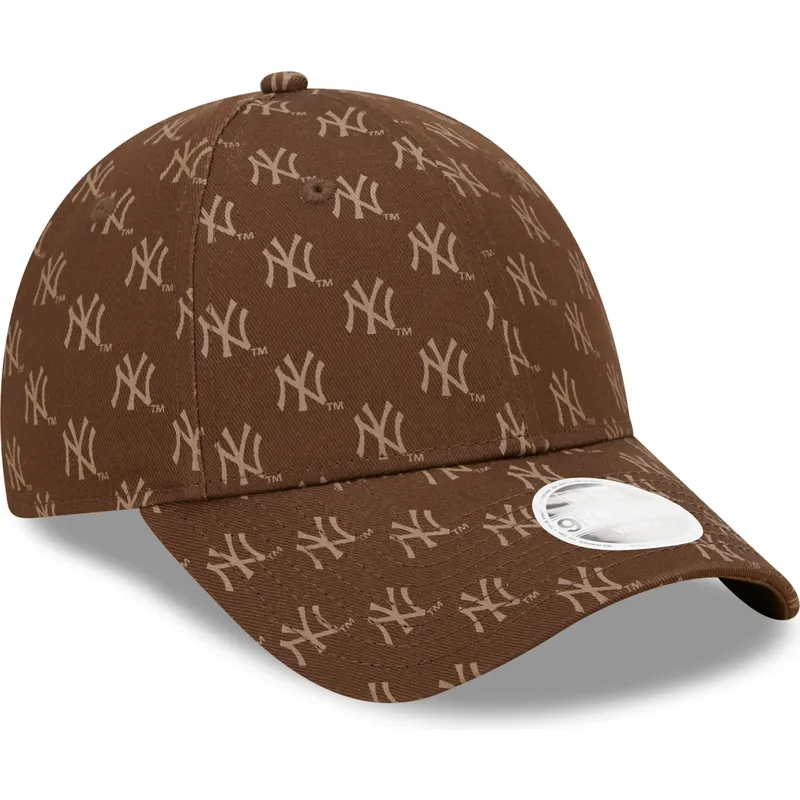 lippikset-kaareva-ruskea-saadettava-nauha-9forty-monogram-new-york-yankees-mlb-new-era lippikset-kaareva-ruskea-saadettava-nauha-9forty-monogram-new-york-yankees-mlb-new-era