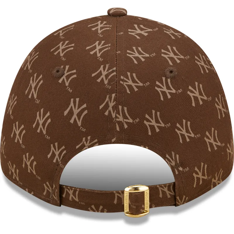 lippikset-kaareva-ruskea-saadettava-nauha-9forty-monogram-new-york-yankees-mlb-new-era lippikset-kaareva-ruskea-saadettava-nauha-9forty-monogram-new-york-yankees-mlb-new-era
