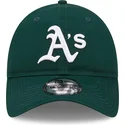 lippikset-kaareva-vihrea-saadettava-nauha-9twenty-league-essential-oakland-athletics-mlb-new-era