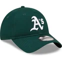 lippikset-kaareva-vihrea-saadettava-nauha-9twenty-league-essential-oakland-athletics-mlb-new-era