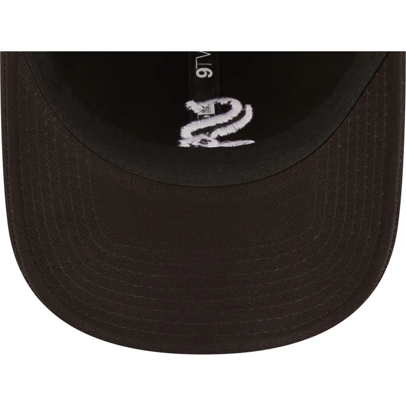 lippikset-kaareva-musta-saadettava-nauha-9twenty-league-essential-chicago-white-sox-mlb-new-era