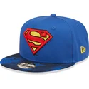 lippikset-littea-sininen-snapback-lapsille-9fifty-superman-dc-comics-new-era