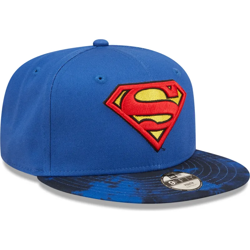 lippikset-littea-sininen-snapback-lapsille-9fifty-superman-dc-comics-new-era lippikset-littea-sininen-snapback-lapsille-9fifty-superman-dc-comics-new-era