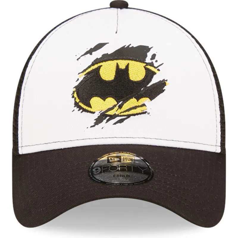 lippikset-kaareva-rekka-musta-snapback-lapsille-a-frame-batman-dc-comics-new-era