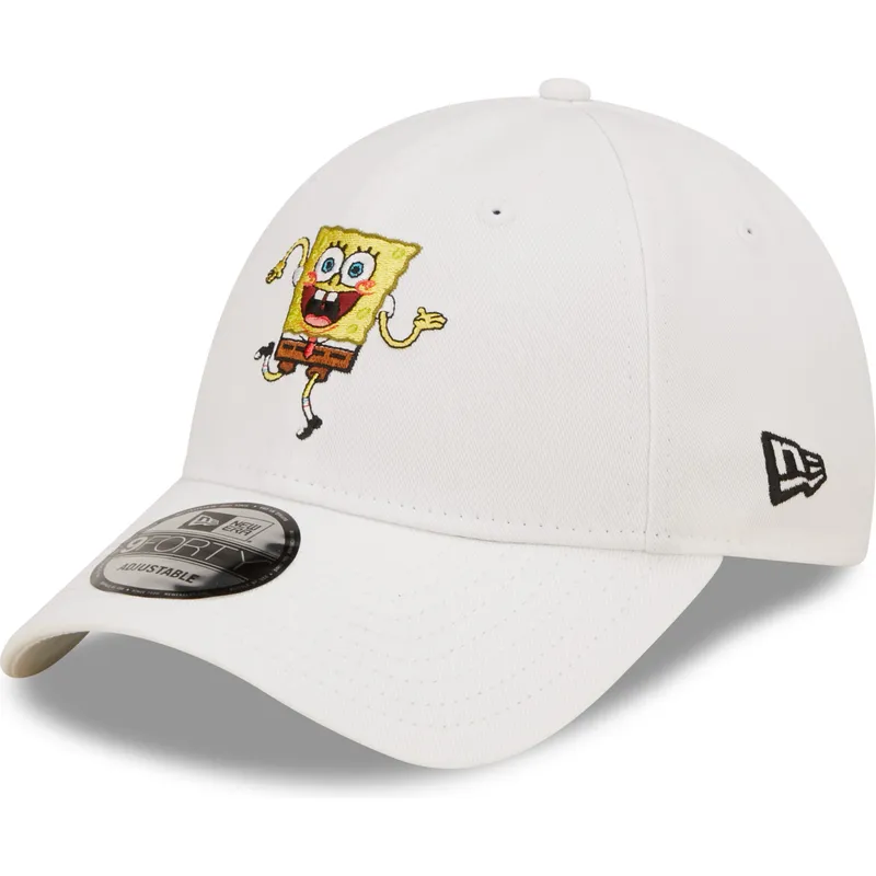 lippikset-kaareva-valkoinen-saadettava-nauha-9forty-spongebob-new-era lippikset-kaareva-valkoinen-saadettava-nauha-9forty-spongebob-new-era