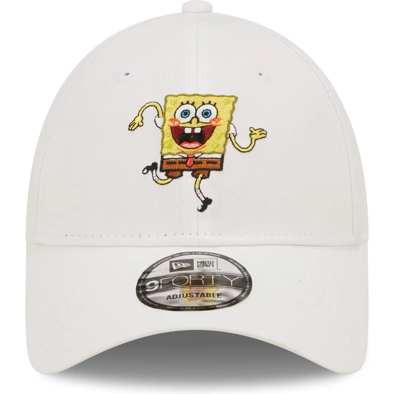 lippikset-kaareva-valkoinen-saadettava-nauha-9forty-spongebob-new-era lippikset-kaareva-valkoinen-saadettava-nauha-9forty-spongebob-new-era