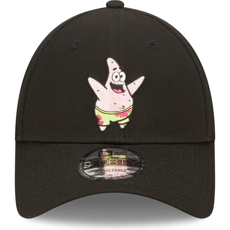 lippikset-kaareva-musta-saadettava-nauha-9forty-spongebob-ja-patrik-tahti-new-era
