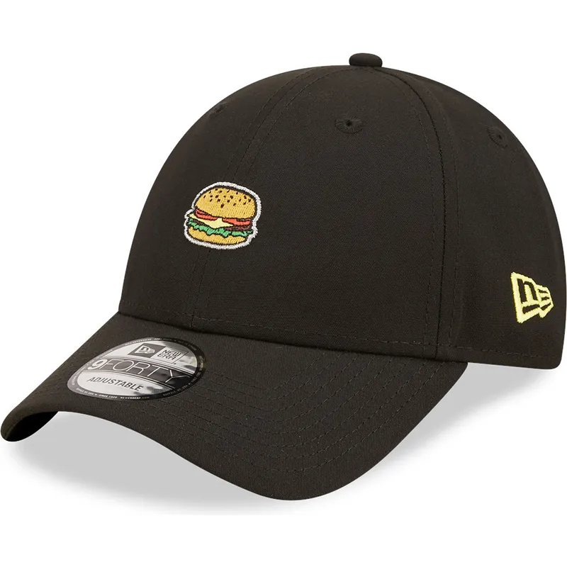 lippikset-kaareva-musta-saadettava-nauha-good-burger-good-life-9forty-food-icon-new-era