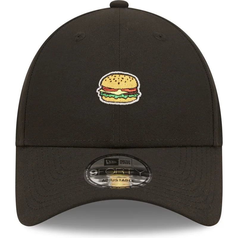 lippikset-kaareva-musta-saadettava-nauha-good-burger-good-life-9forty-food-icon-new-era