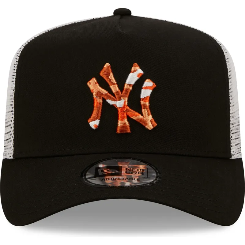 lippikset-kaareva-rekka-musta-snapback-a-frame-seasonal-infill-new-york-yankees-mlb-new-era