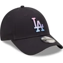 lippikset-kaareva-laivastonsininen-saadettava-nauha-9forty-gradient-infill-los-angeles-dodgers-mlb-new-era