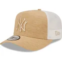 lippikset-kaareva-rekka-ruskea-saadettava-nauha-a-frame-jersey-essential-new-york-yankees-mlb-new-era