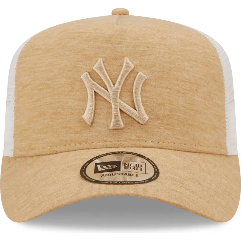 lippikset-kaareva-rekka-ruskea-saadettava-nauha-a-frame-jersey-essential-new-york-yankees-mlb-new-era