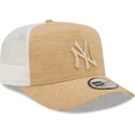 lippikset-kaareva-rekka-ruskea-saadettava-nauha-a-frame-jersey-essential-new-york-yankees-mlb-new-era