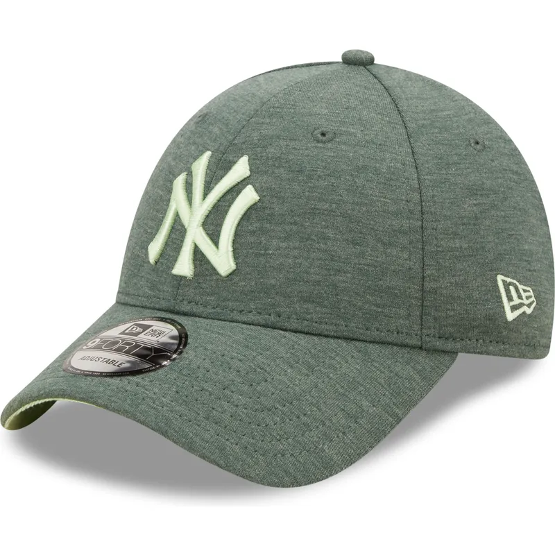 lippikset-kaareva-vihrea-saadettava-nauha-9forty-jersey-essential-new-york-yankees-mlb-new-era