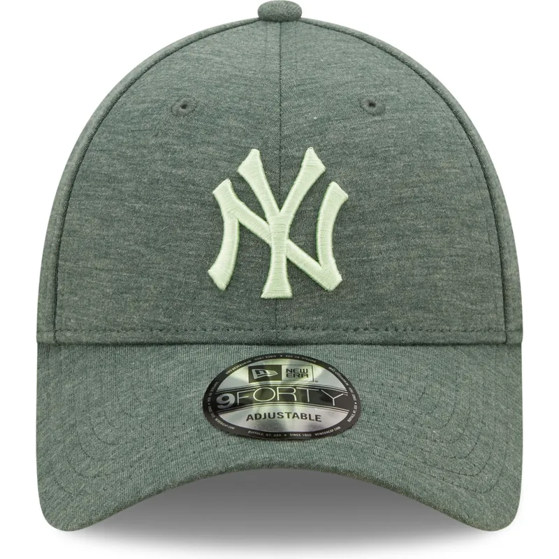 lippikset-kaareva-vihrea-saadettava-nauha-9forty-jersey-essential-new-york-yankees-mlb-new-era