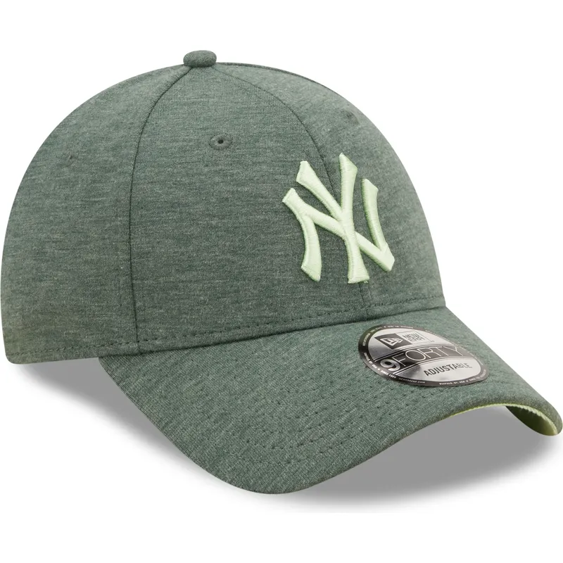 lippikset-kaareva-vihrea-saadettava-nauha-9forty-jersey-essential-new-york-yankees-mlb-new-era