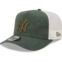 lippikset-kaareva-rekka-vihrea-snapback-a-frame-jersey-essential-new-york-yankees-mlb-new-era