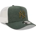 lippikset-kaareva-rekka-vihrea-snapback-a-frame-jersey-essential-new-york-yankees-mlb-new-era