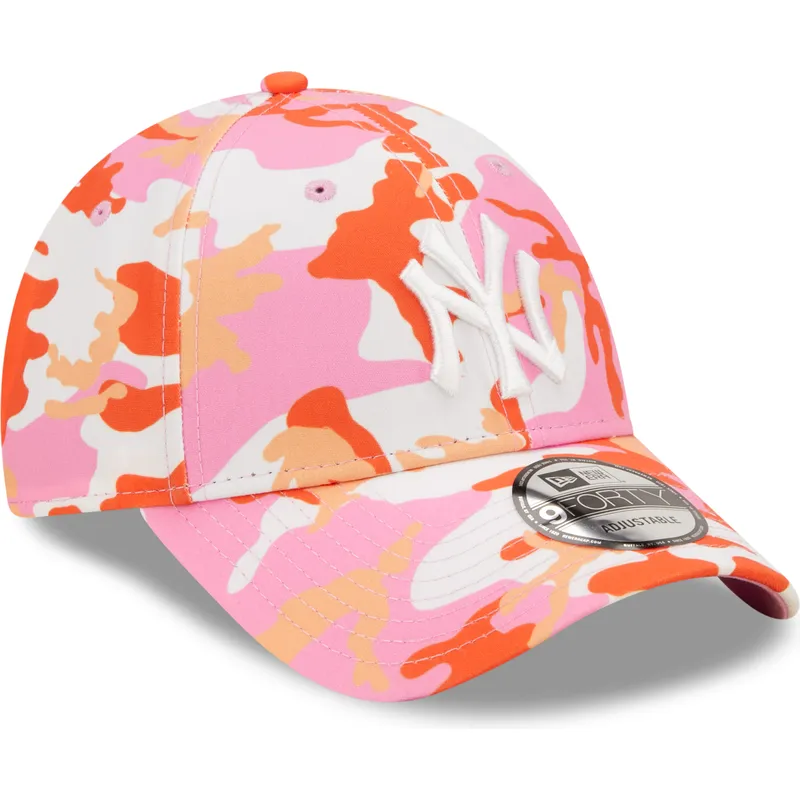 cap-kaareva-pink-adjustable-strap-9forty-all-over-print-seasonal-new-york-yankees-mlb-new-era cap-kaareva-pink-adjustable-strap-9forty-all-over-print-seasonal-new-york-yankees-mlb-new-era