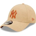 lippikset-kaareva-ruskea-saadettava-nauha-9forty-jersey-essential-new-york-yankees-mlb-new-era