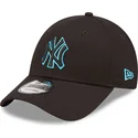 lippikset-kaareva-musta-saadettava-nauha-9forty-neon-outline-new-york-yankees-mlb-new-era