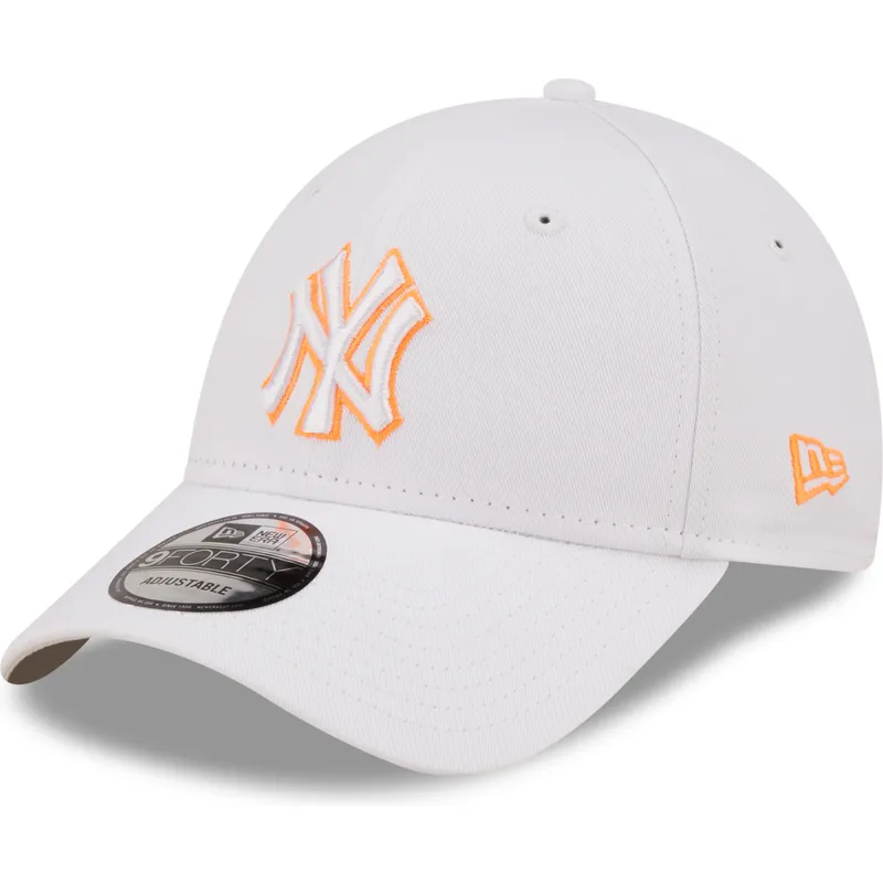 lippikset-kaareva-valkoinen-saadettava-nauha-9forty-neon-outline-new-york-yankees-mlb-new-era lippikset-kaareva-valkoinen-saadettava-nauha-9forty-neon-outline-new-york-yankees-mlb-new-era
