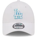 lippikset-kaareva-valkoinen-saadettava-nauha-9forty-neon-outline-los-angeles-dodgers-mlb-new-era