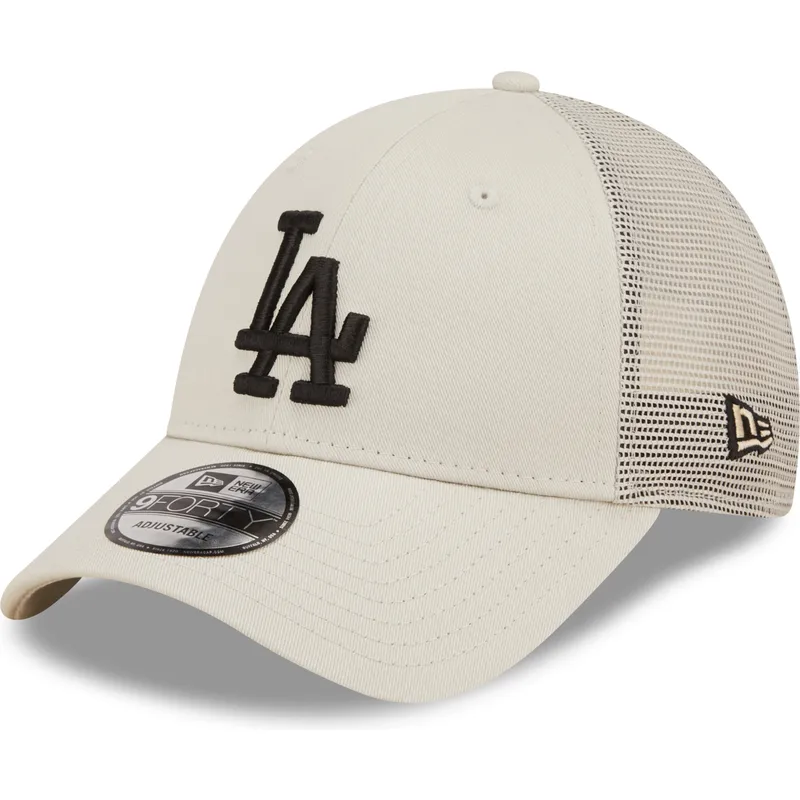lippikset-kaareva-rekka-beige-saadettava-nauha-a-frame-home-field-los-angeles-dodgers-mlb-new-era