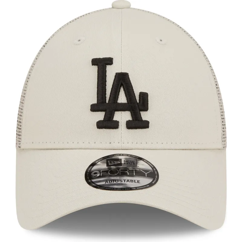 lippikset-kaareva-rekka-beige-saadettava-nauha-a-frame-home-field-los-angeles-dodgers-mlb-new-era