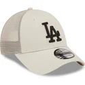 lippikset-kaareva-rekka-beige-saadettava-nauha-a-frame-home-field-los-angeles-dodgers-mlb-new-era