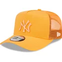 lippikset-kaareva-rekka-oranssi-snapback-a-frame-tonal-mesh-new-york-yankees-mlb-new-era