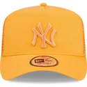 cap-kaareva-orange-snapback-a-frame-tonal-mesh-new-york-yankees-mlb-new-era