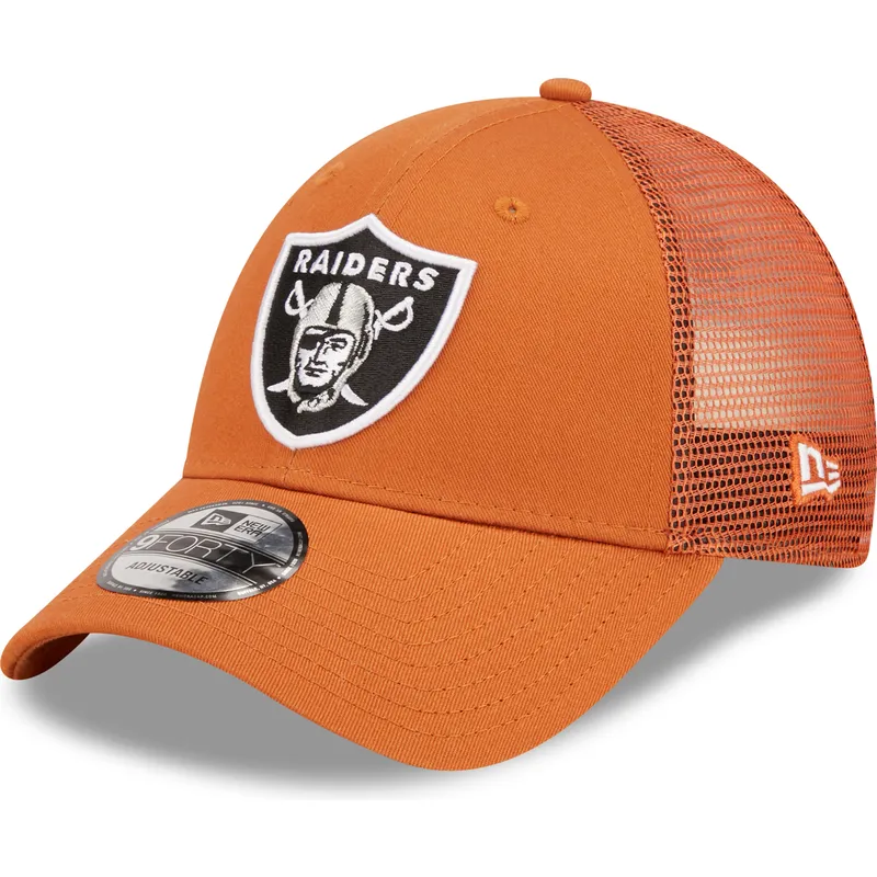 cap-kaareva-orange-adjustable-strap-a-frame-home-field-las-vegas-raiders-nfl-new-era