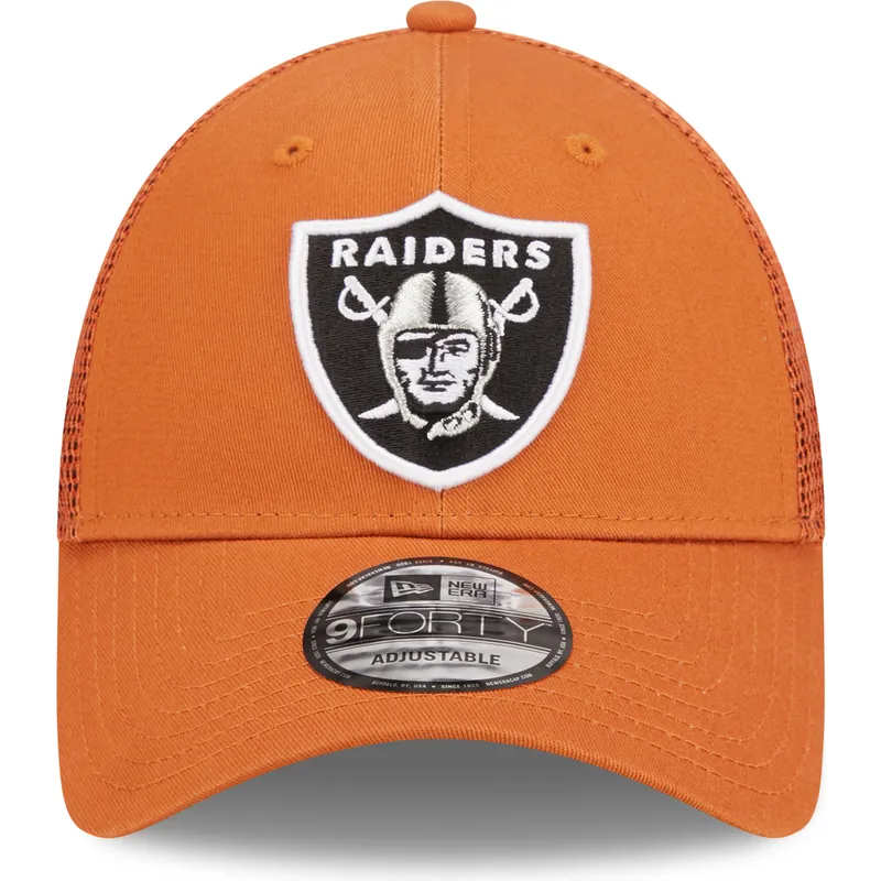 cap-kaareva-orange-adjustable-strap-a-frame-home-field-las-vegas-raiders-nfl-new-era