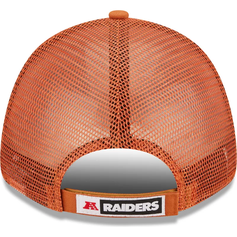 cap-kaareva-orange-adjustable-strap-a-frame-home-field-las-vegas-raiders-nfl-new-era