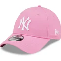 lippikset-kaareva-vaaleanpunainen-saadettava-nauha-9forty-league-essential-new-york-yankees-mlb-new-era