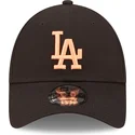 lippikset-kaareva-musta-saadettava-nauha-9forty-league-essential-los-angeles-dodgers-mlb-new-era